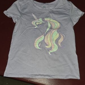 Enchanted Unicorn Kids Tee - Light Gray